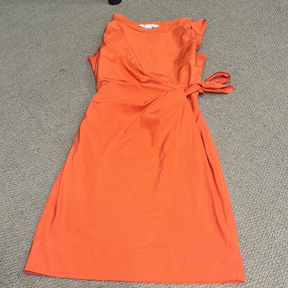 Diane von Furstenberg Della Dress in Peach 8 - Picture 3 of 10